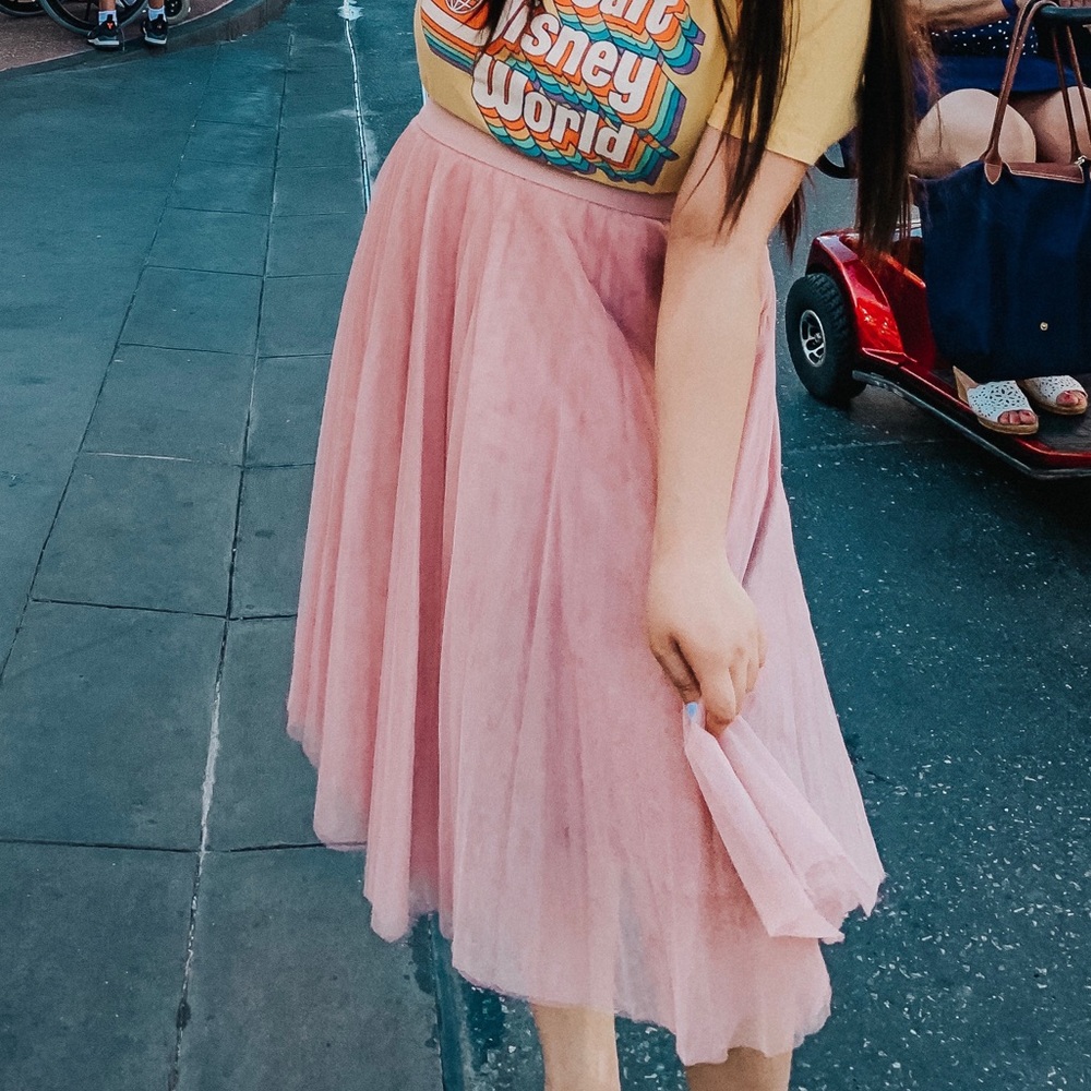 Light Pink Forever 21 Tulle Skirt